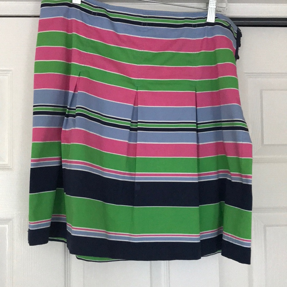 Nautica multi-colored skirt w/4 side buttons